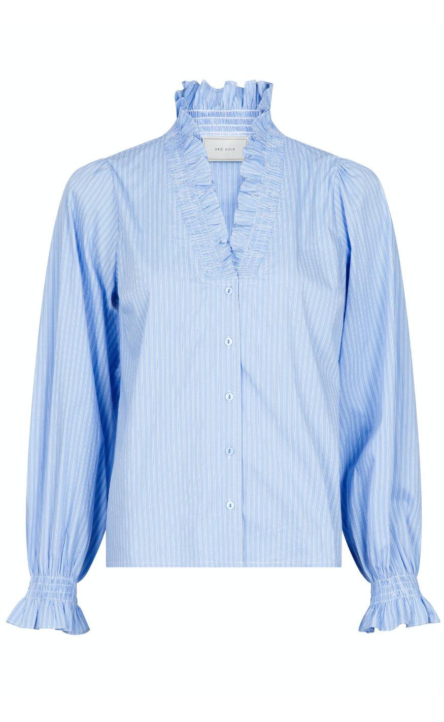 Neo Noir Skjorte Brielle Light Blue