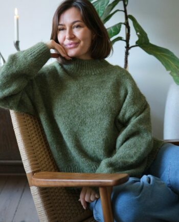 Neo Noir Strik Paulina Fluffy Dusty Green