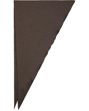 Neo Noir Tørklæde Serina Heavy Sateen Dark Brown