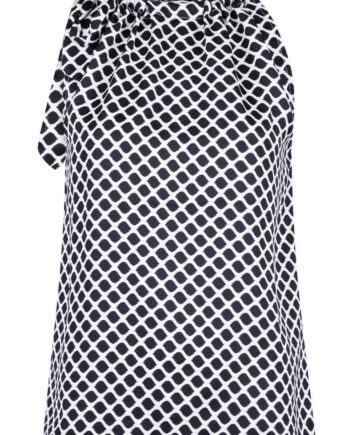 Neo Noir Top Linea Bubble Graphic Black