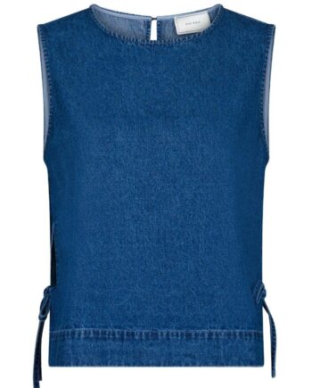 Neo Noir Top Svetlana Denim Blue