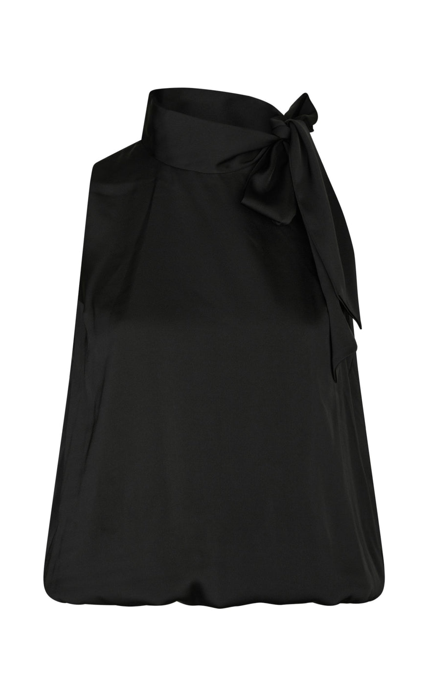 Neo Noir Top Veda Drapy Black
