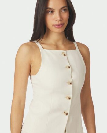 Neo Noir Vest Kylie Structure Off White