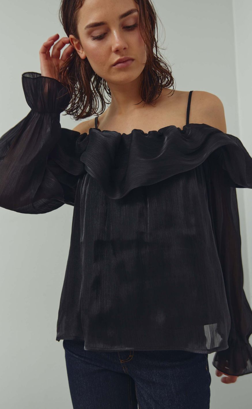 Noella Bluse Miya Black