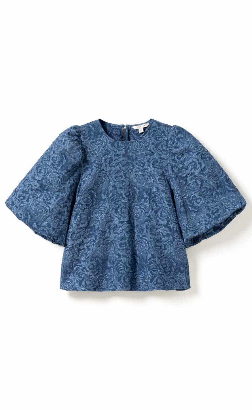 Noella Bluse Shelly Dusty Blue
