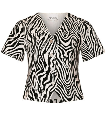 Noella Bluse Stormina Taleah Zebra Print