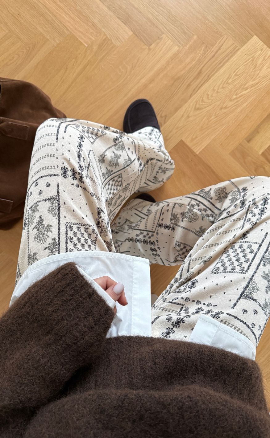 Noella Bukser Kameron Dolly Ivory Print