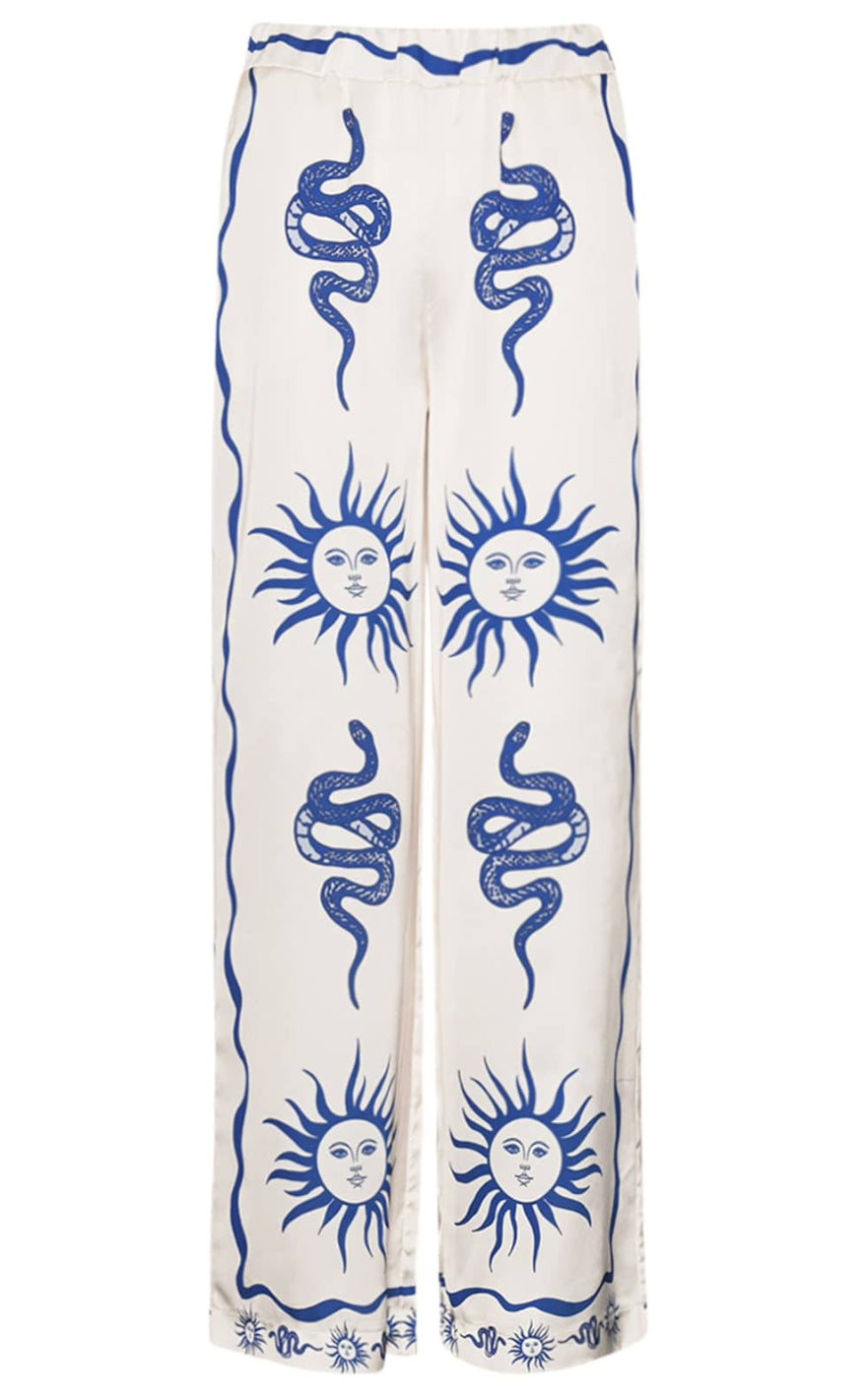 Noella Bukser Kimona Chana Blue Print