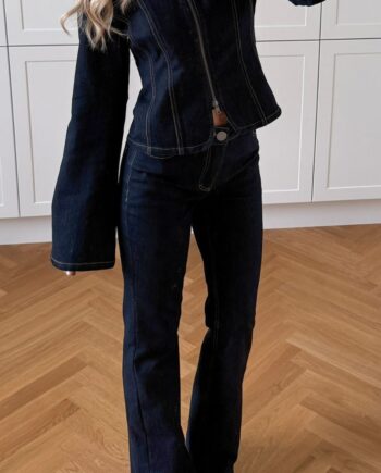 Noella Bukser Lavella Blue Unwashed
