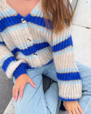 Noella Cardigan Pacific Blue Mix