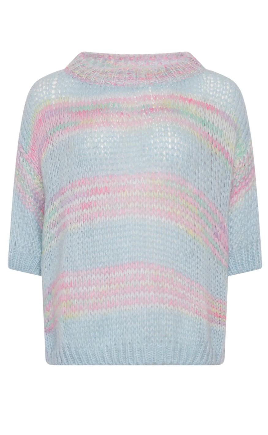 Noella Jumper Shilo Blue Pink Rainbow