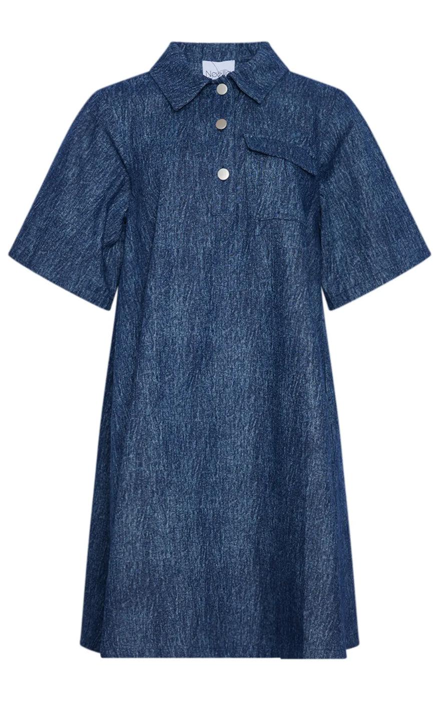 Noella Kjole Jozie Blue Snow Wash