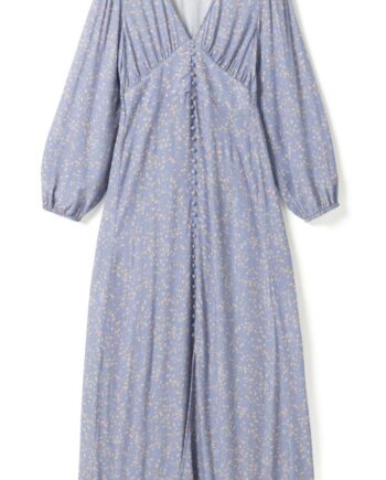 Noella Kjole Lilith Maxi Donata Sky Print
