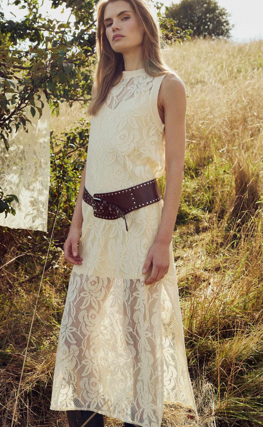 Noella Kjole Meira Offwhite