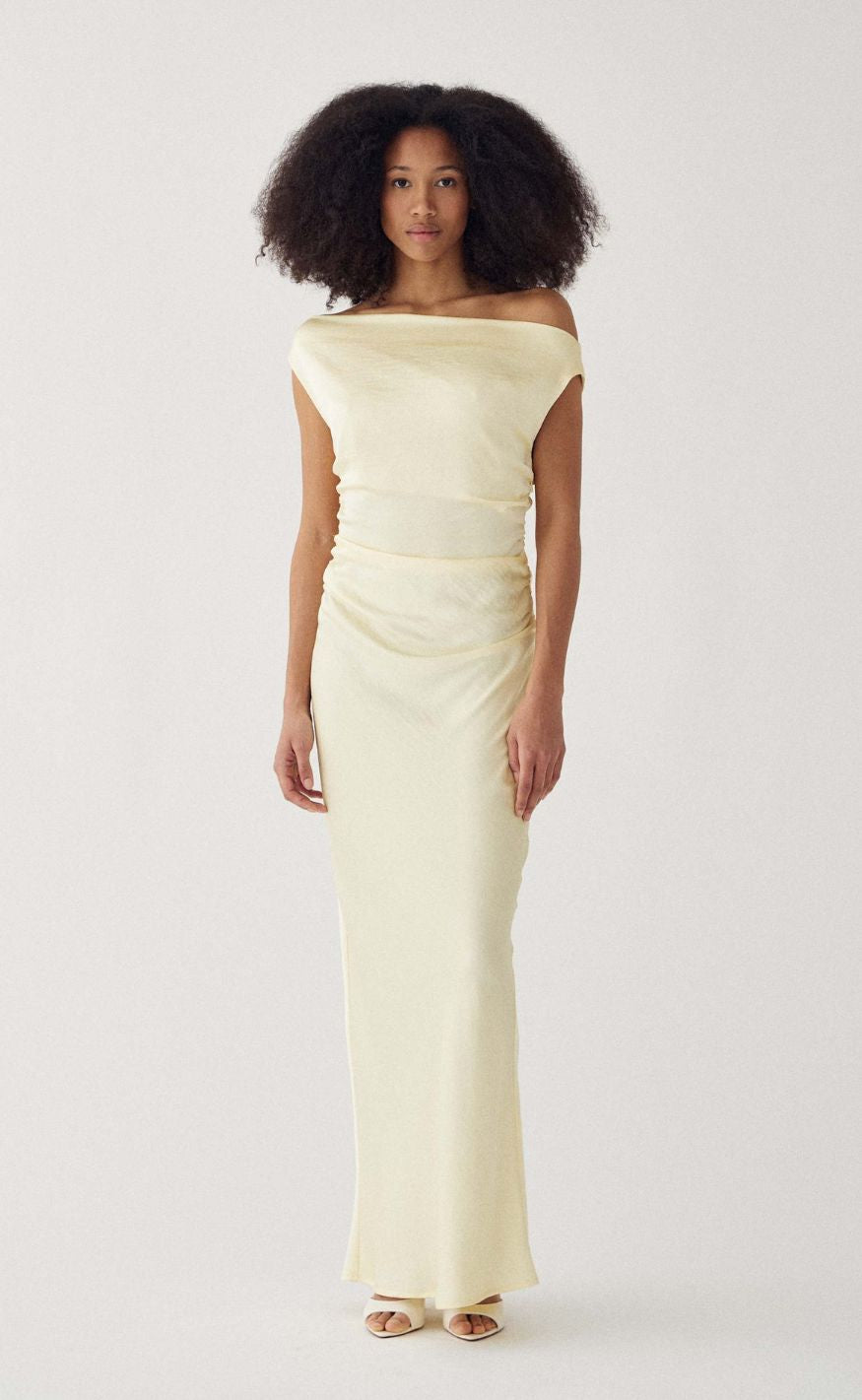 Noella Kjole Mignonette Pale Yellow