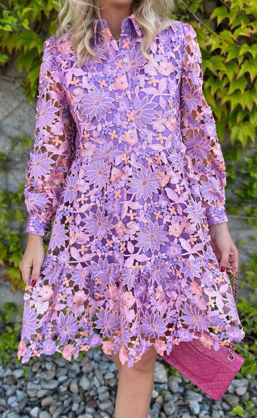 Noella Kjole Star Lilac Mix
