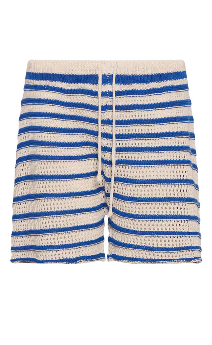 Noella Shorts Shay Knit Blue Stripe
