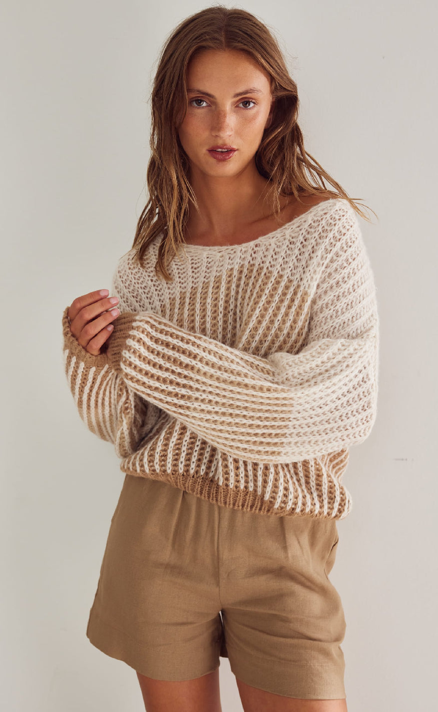 Noella Strik Lillie Cheyenne Sand Stripe
