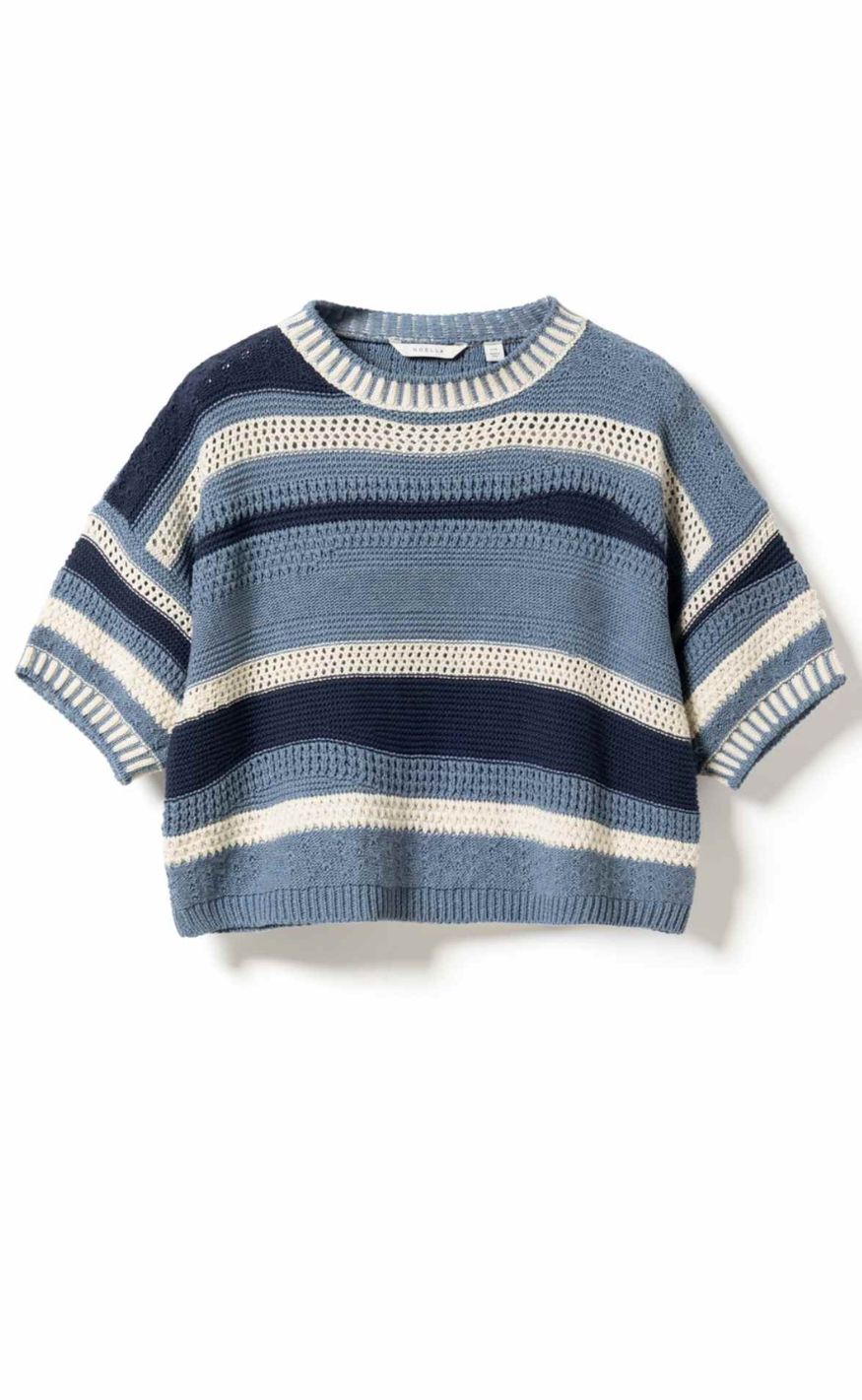 Noella Strik Marian Daya Blue Stripe
