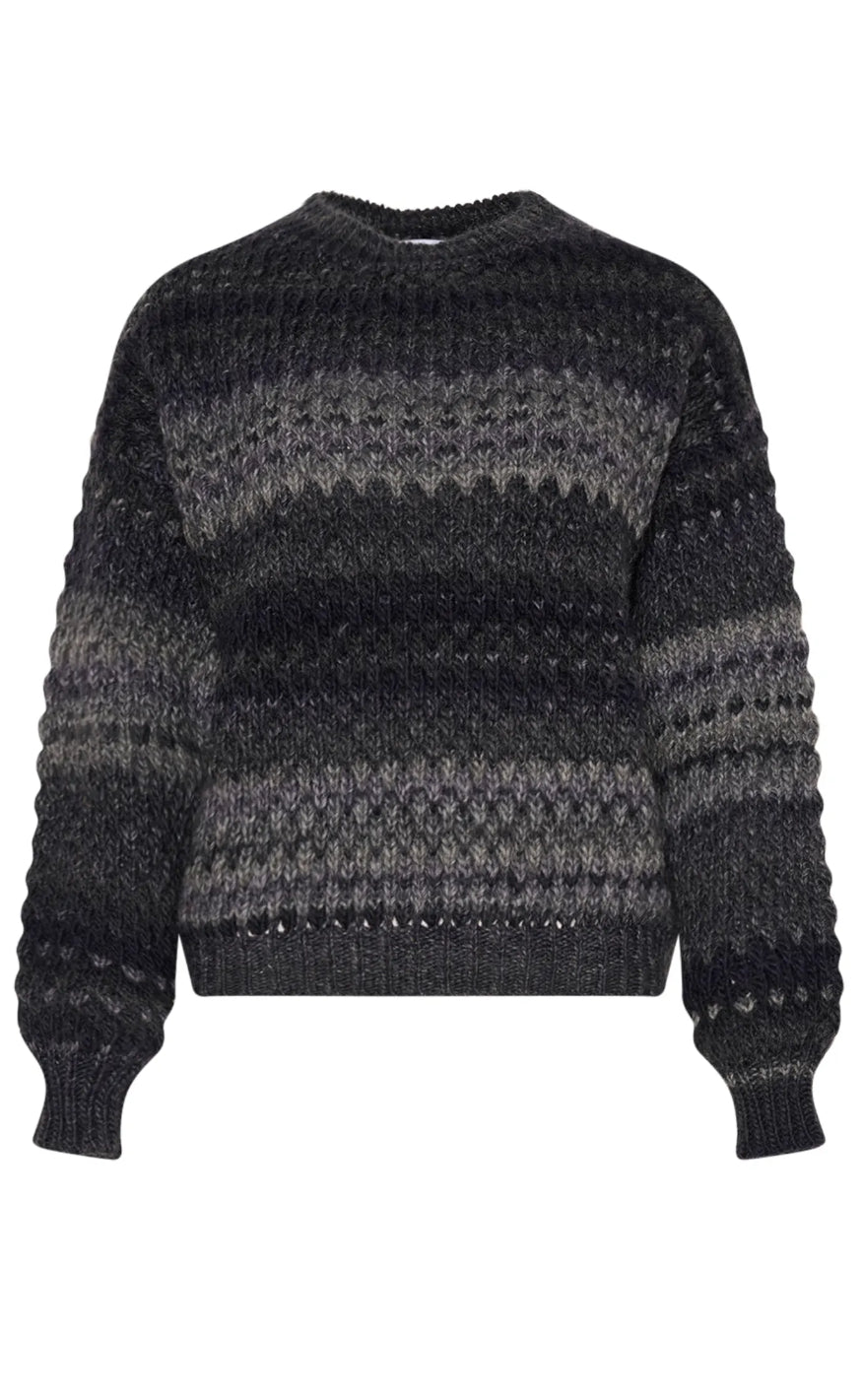 Noella Sweater Gio Black Mix