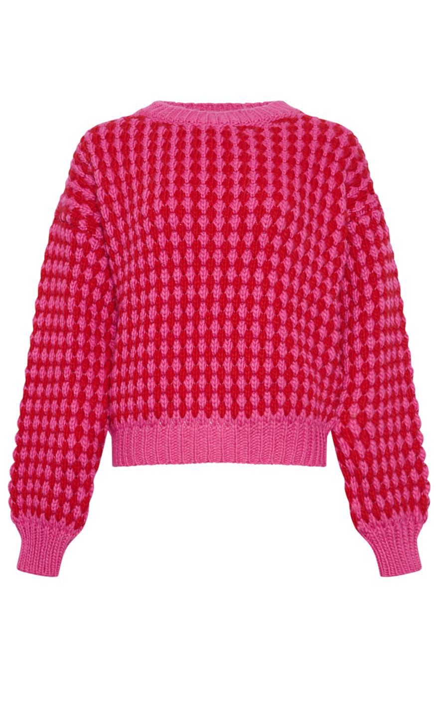 Noella Sweater Gio Pink Red Mix