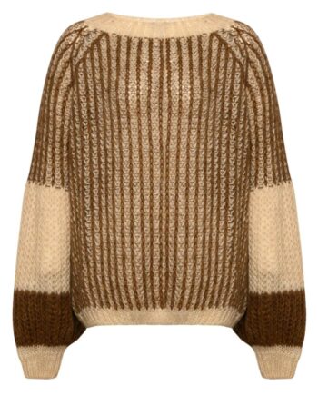Noella Sweater Liana Beige Brown