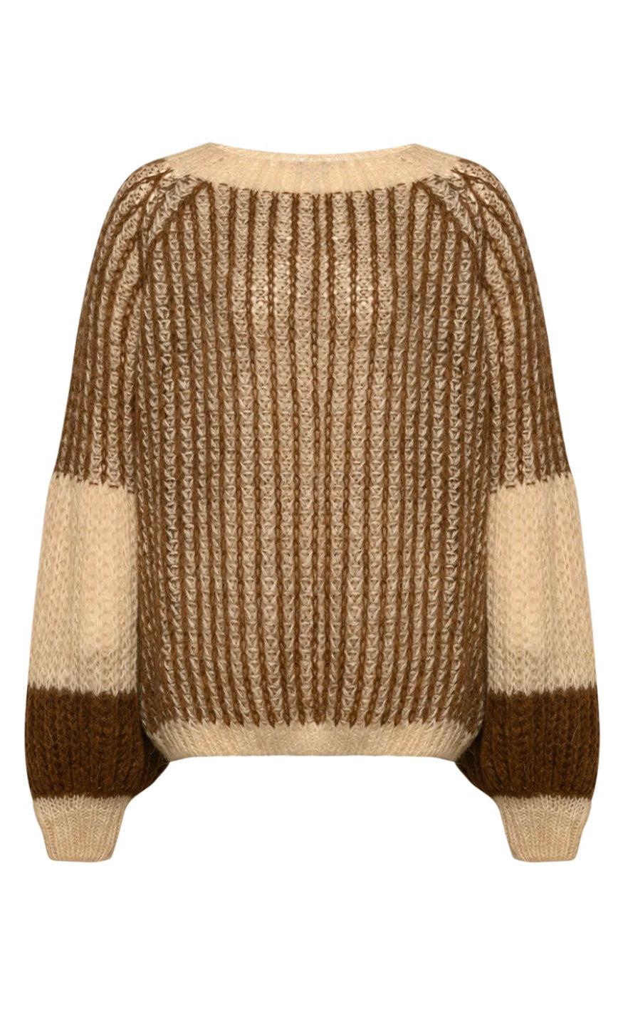 Noella Sweater Liana Beige Brown
