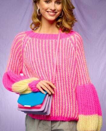 Noella Sweater Liana Pink Yellow Mix