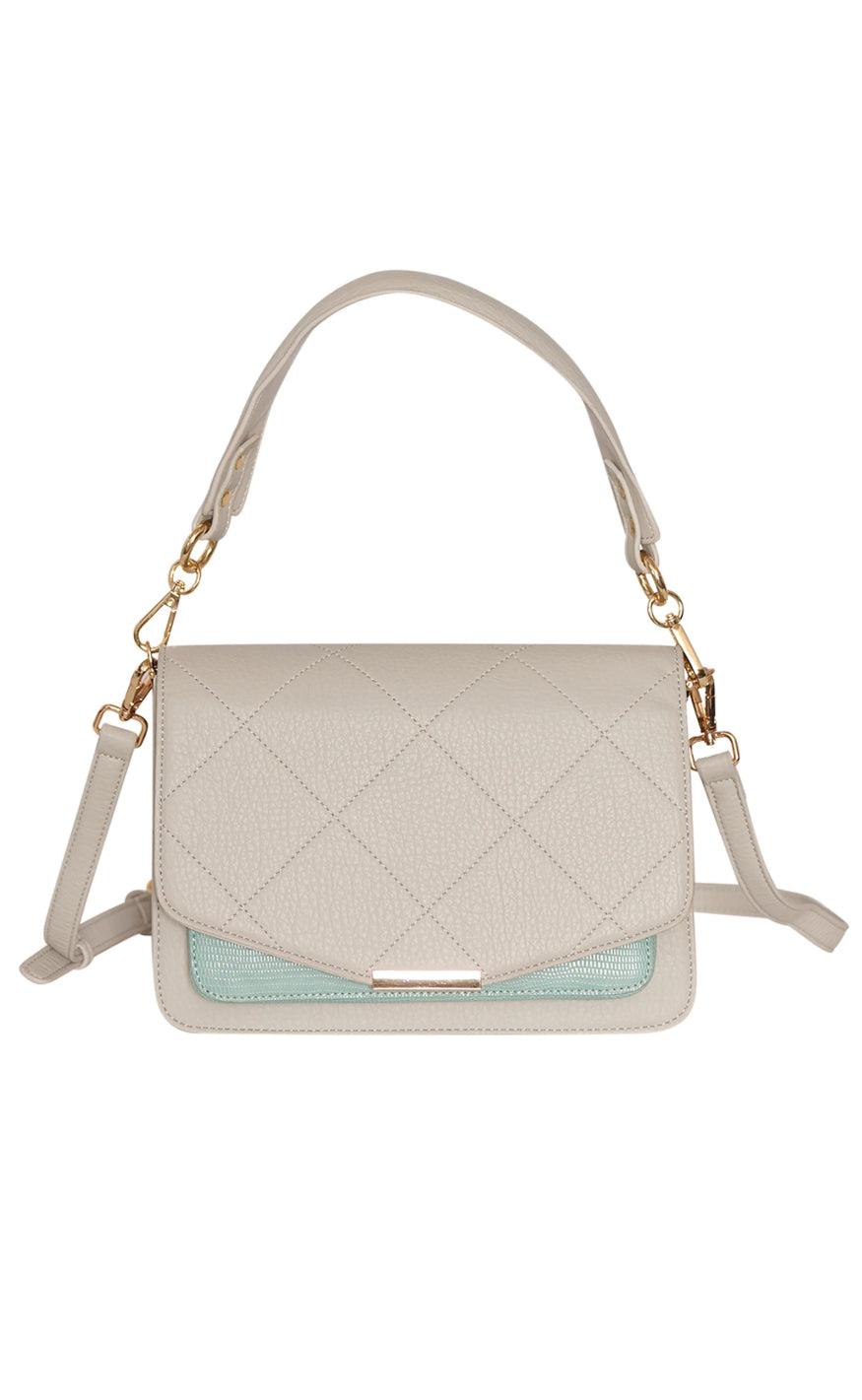 Noella Taske Blanca Multi Compartment Mint Lizard Grey