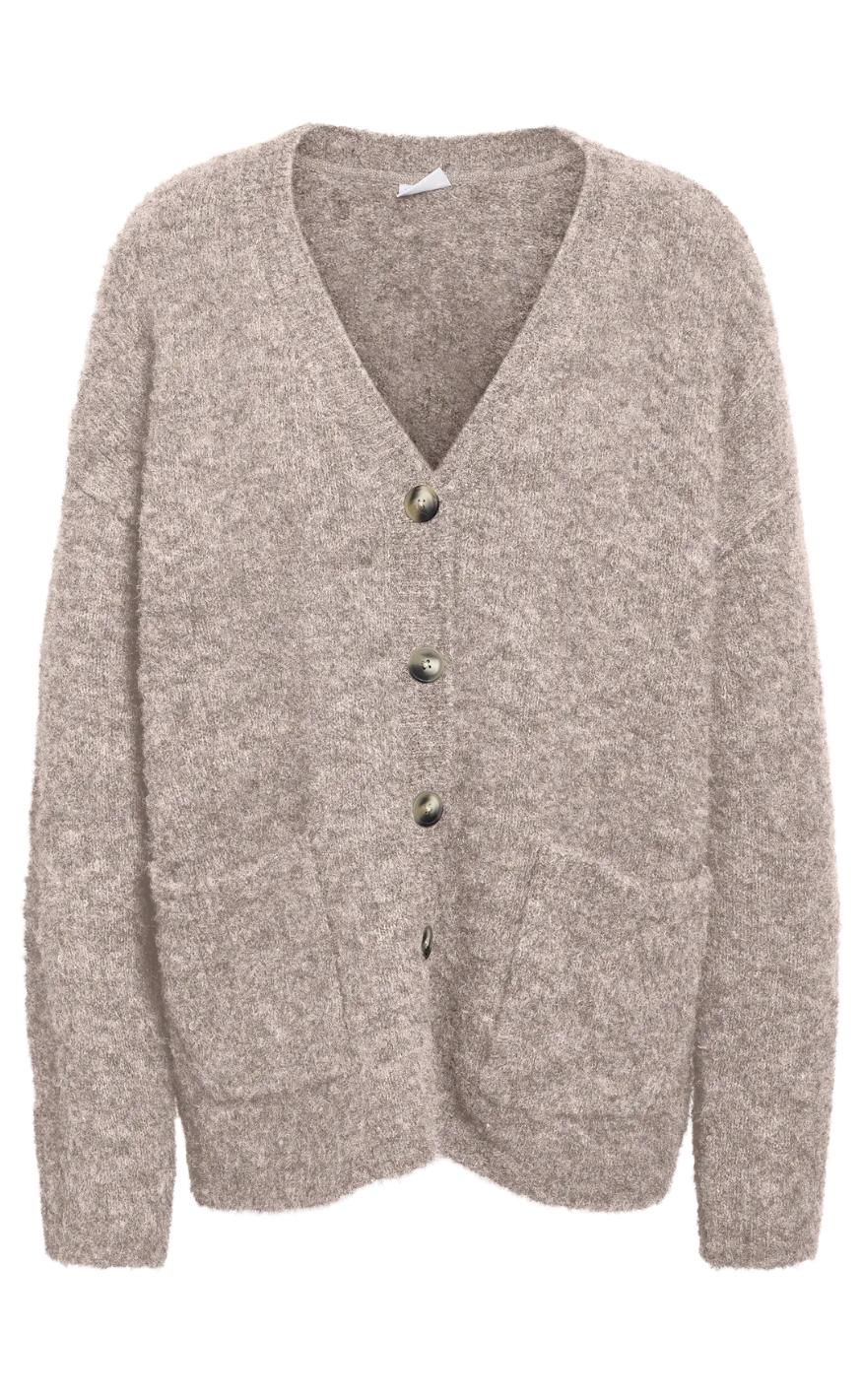 Noisy May Cardigan Dolly Silver Mink
