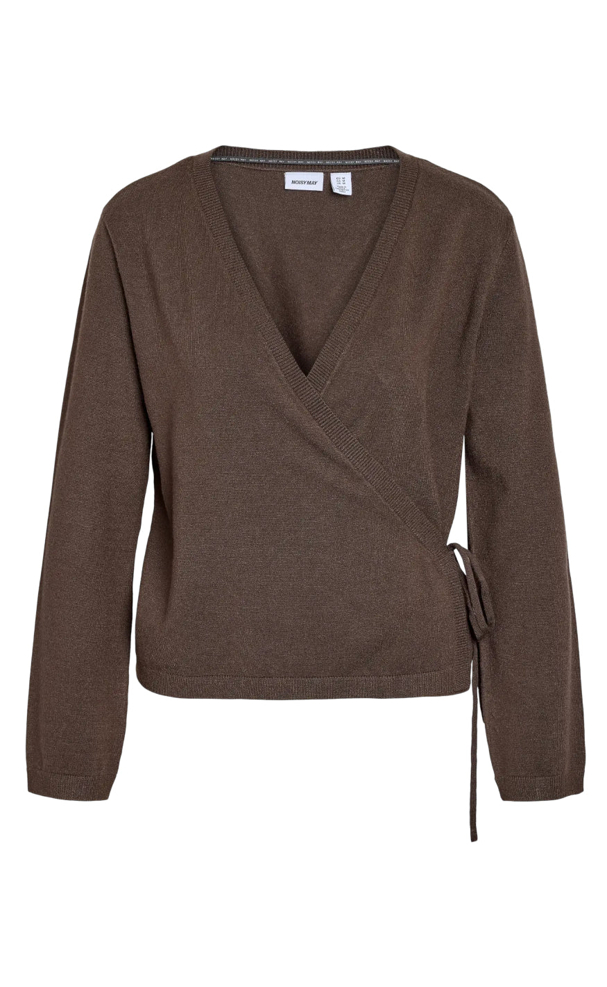 Noisy May Cardigan Shyla Chocolate Brown