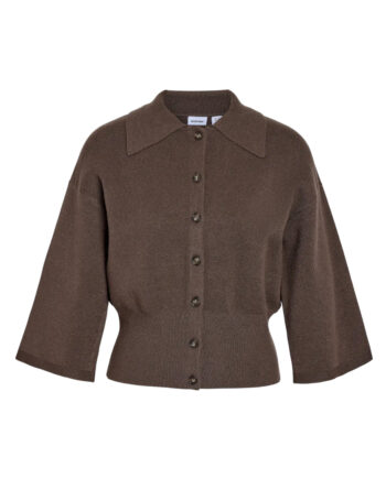 Noisy May Cardigan Shyla     Chocolate Brown
