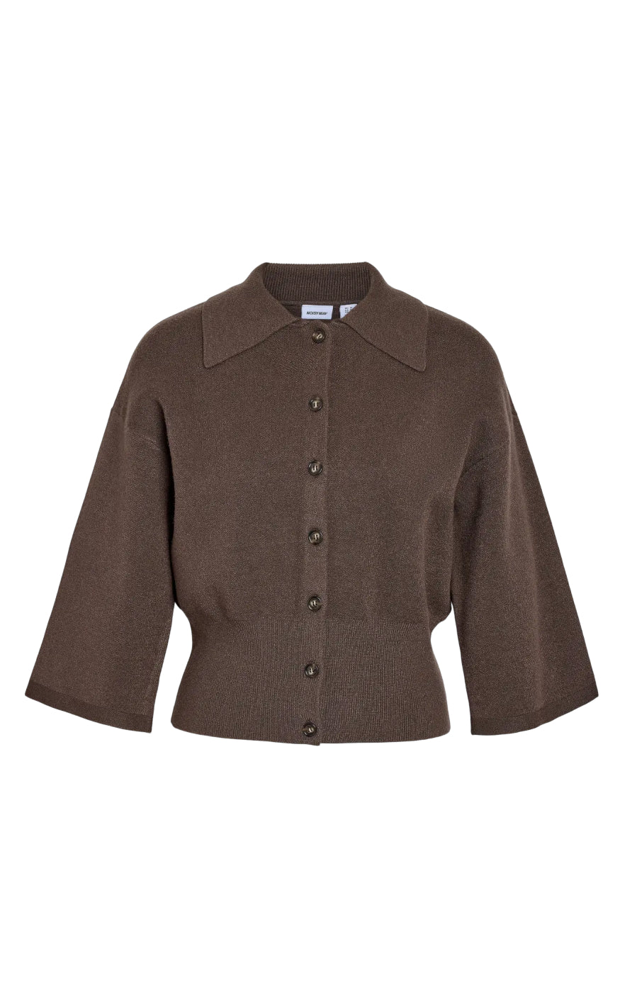 Noisy May Cardigan Shyla Chocolate Brown