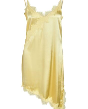 Noisy May Kjole Sofie Satin Lace French Vanilla