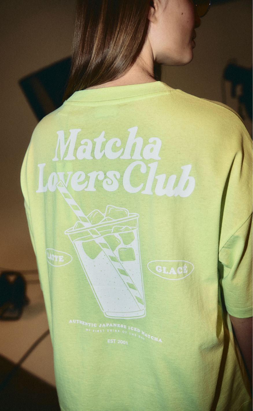 Noisy May -shirt Cali Print Daiquiri Green Matcha Girlie