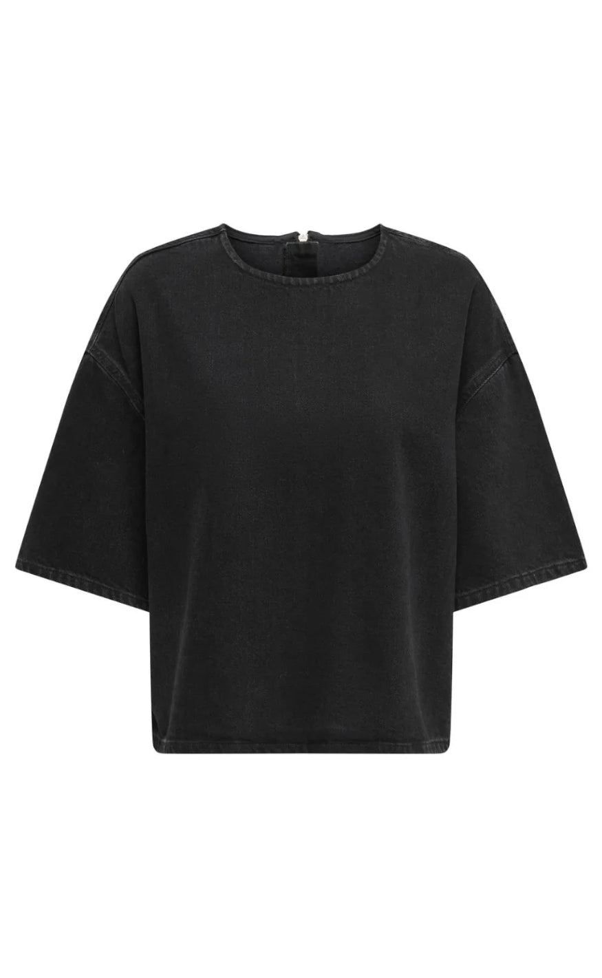 Only Bluse Barbara Washed Black
