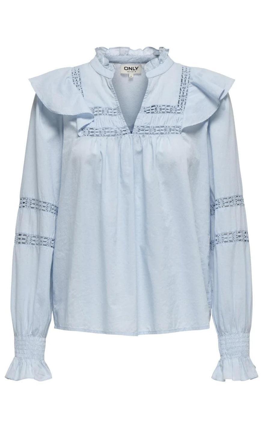 Only Bluse Julia Cashmere Blue