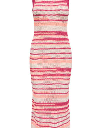 Only Kjole Merida Life Fuchsia Fedora Ecru Papaya Punch