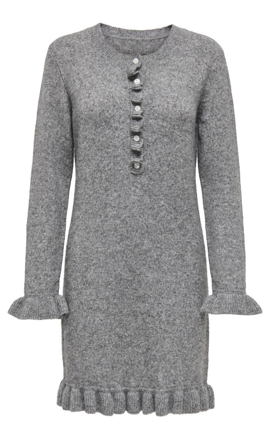 Only Kjole Merla Medium Grey Melange