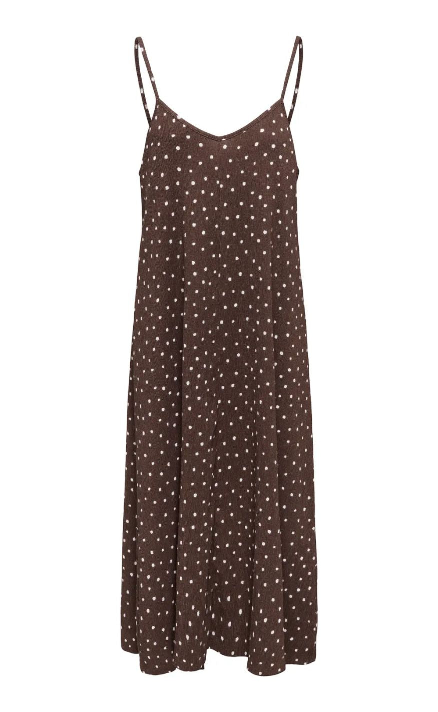 Only Kjole Molly Shopping Bag Cloud Dancer Dots