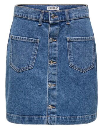 Only Nederdel Amazing Medium Blue Denim