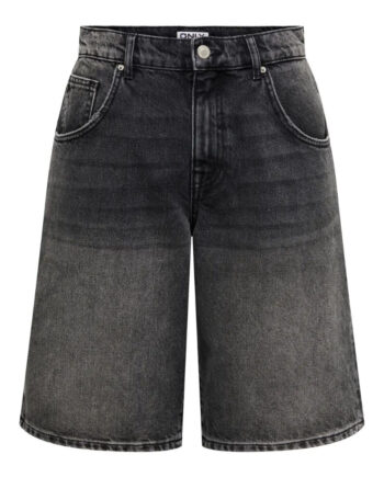 Only Shorts Mate Reg Washed Black