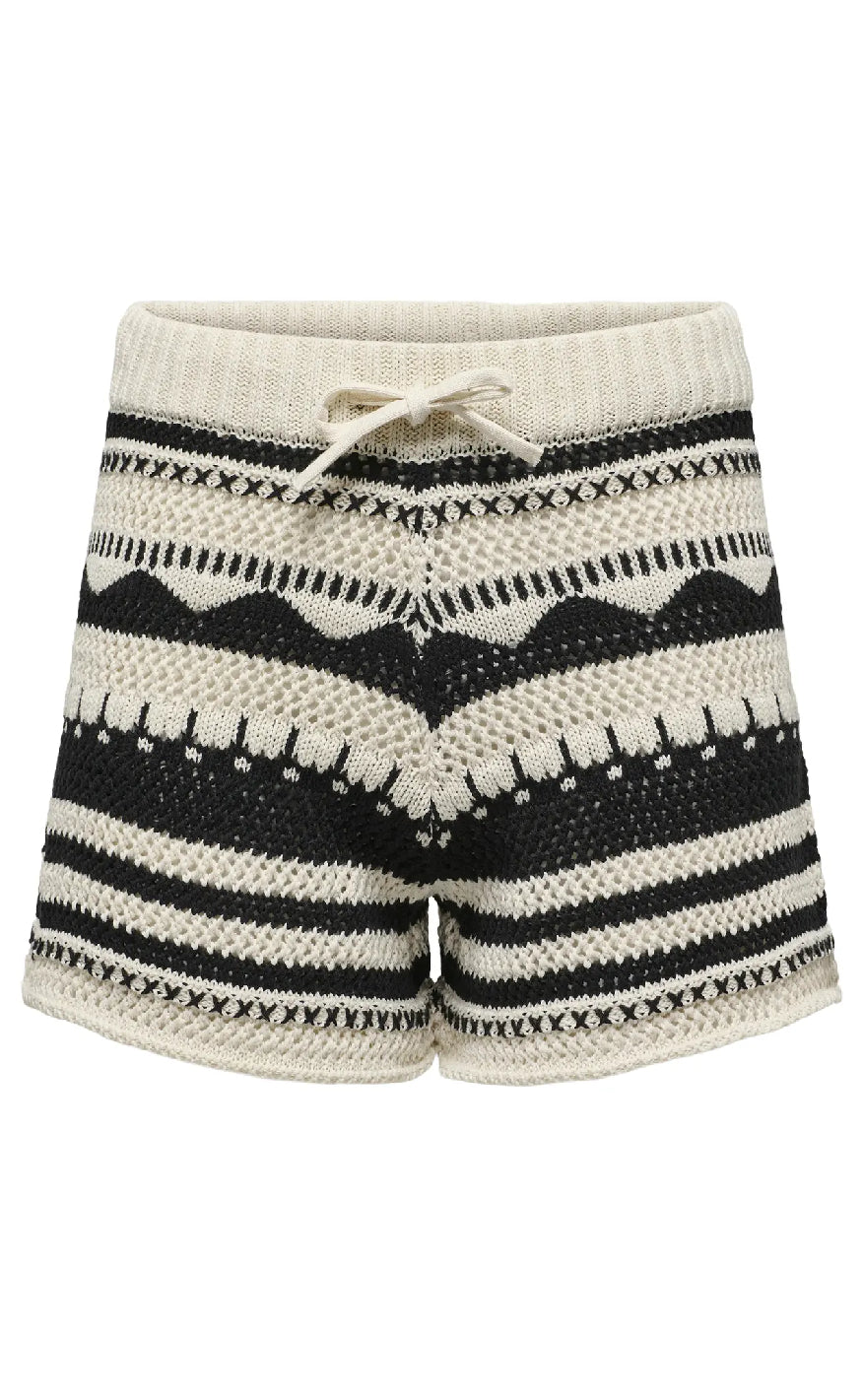 Only Shorts Merida Life Ecru Black