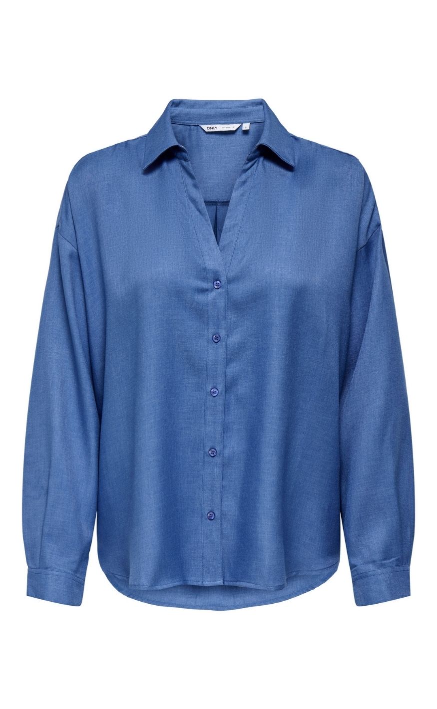 Only Skjorte Harriet Life True Navy Melange