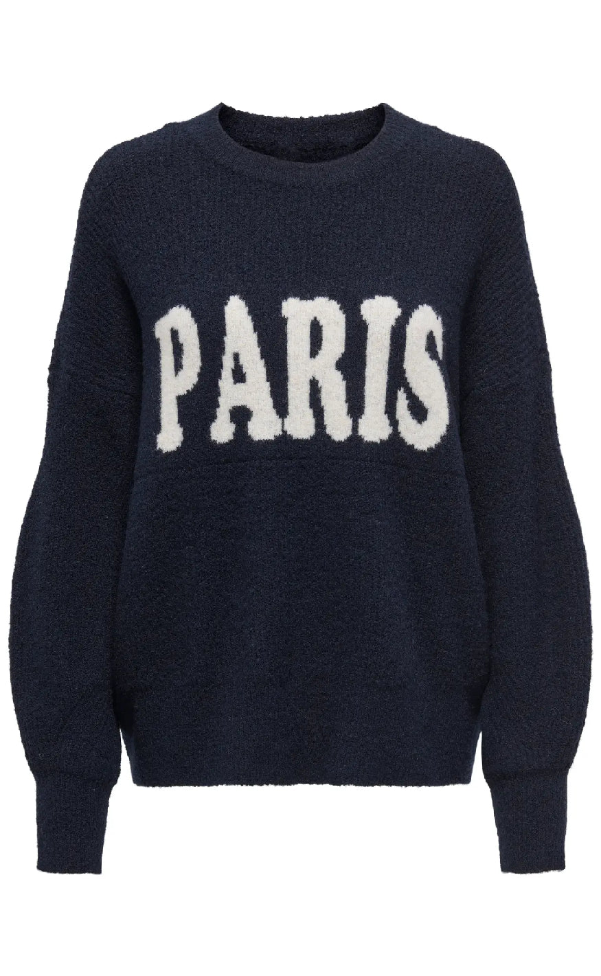 Only Striktrøje Jerico Dark Navy