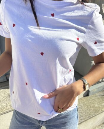 Only  -shirt Ketty Life Bright White Heart