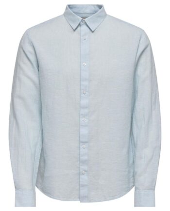 Onscaiden Ls Solid Linen Shirt