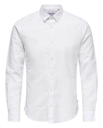 Onscaiden Ls Solid Linen Shirt