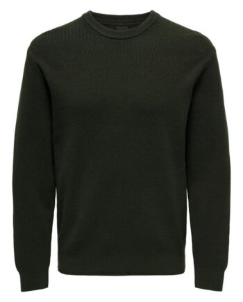 Onsphil Reg 12 Struc Crew Knit Noos