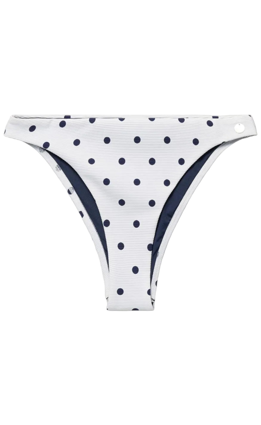 Panos Emporio Bikini Underdel Nefeli Polka Dot White Navy